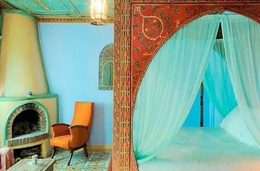 спальня в стиле марокко