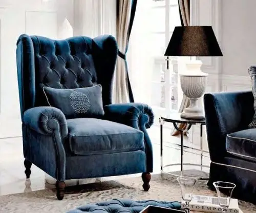 Кресло Bergere Blue