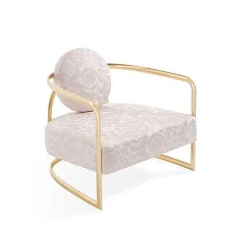 Кресло La Medusa Round Metal Armchair