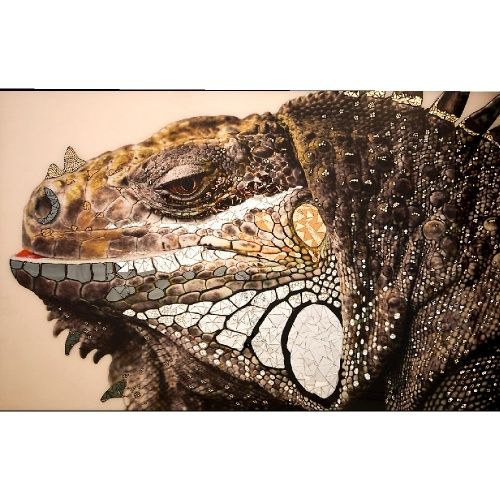 Декоративное панно Iguana