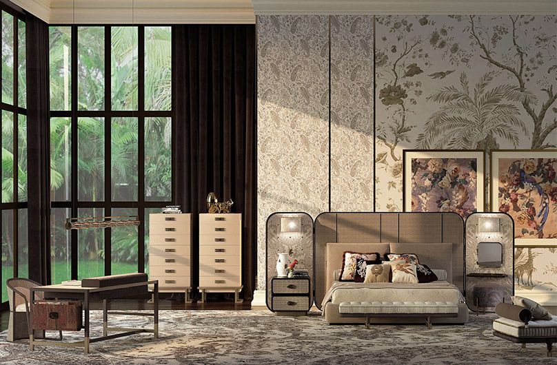 Новая коллекция Etro Home: камерная и уютная спальня