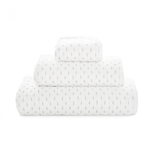 Полотенце махровое, коллекция ALICE, цвет WHITE/LINEN, 46х76 см