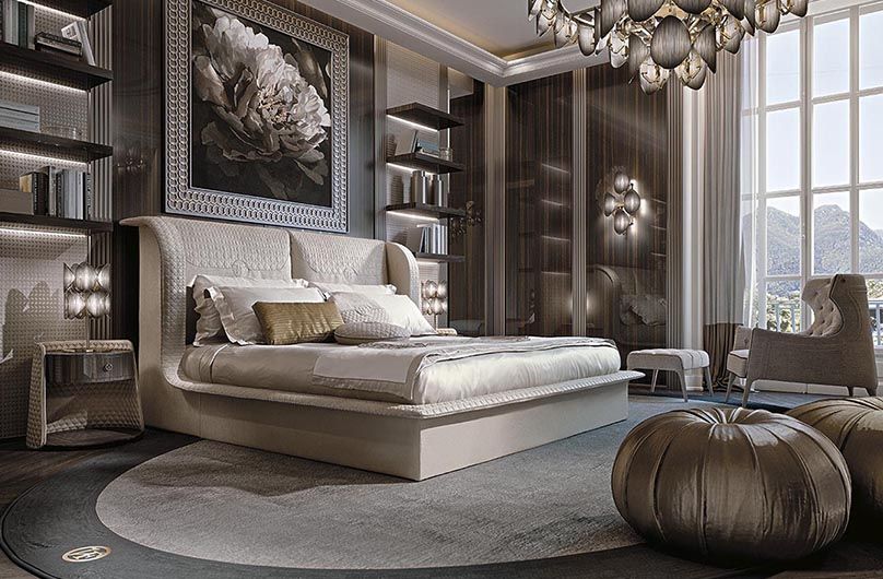 Vittoria Frigerio: кровать – доминанта спальни