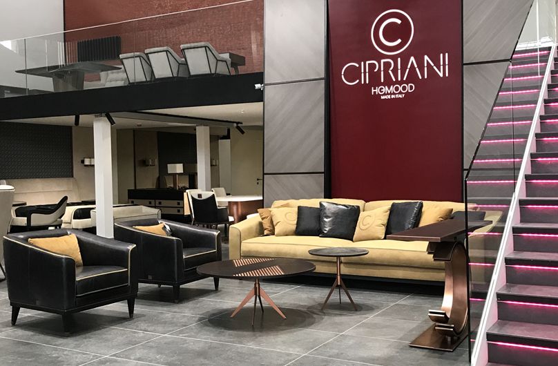 Открытие шоу-рума CIPRIANI HOMOOD в выставочном дизайн-центре премиум-класса Casa Ricca EXPO
