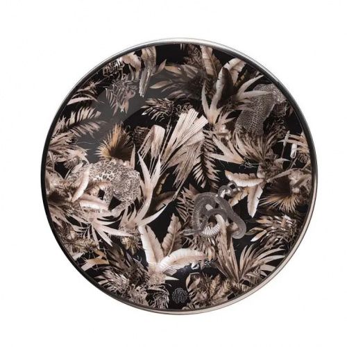 Тарелка для хлеба Tropical Jungle black
