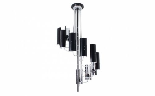 Люстра Clock Black Silver