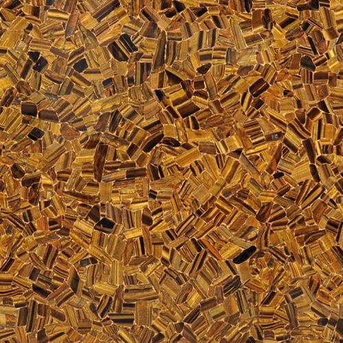 Натуральный камень CHARMESTONE Tiger Eye Gold Tile Selection Gold Inlay