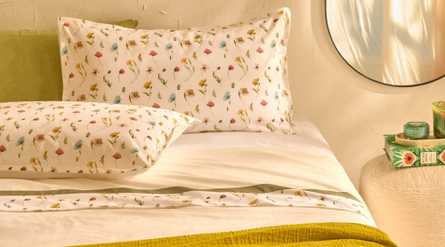 Комплект постельного белья JANE ECO, цвет RUPPIA, Пододеяльник 220x200 см, Наволочки 50x80 см - 2 шт, Простыня 270x290 см