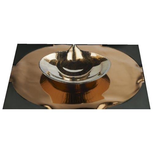 Тарелка Dark Gold Vetro D24 h2