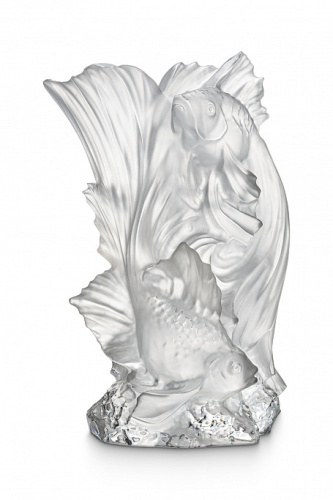 Хрустальная скульптура "Рыбки"