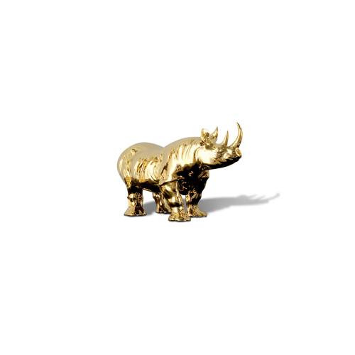Скульптура Rhino gold