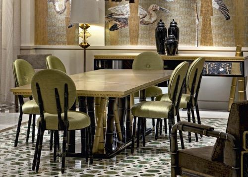 Стол Siam Glass Top Table