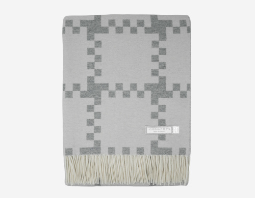 Плед CAMAIORE 90% шерсть мериноса 10% кашемир, GRIGIO, 138х177см