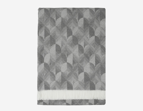 Плед LUCCA  100% шерсть мериноса (Extra Fine), TORTORA, 130х180см