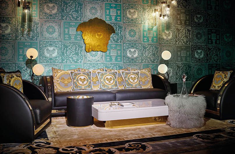 Вдохновение принтом: Versace Home