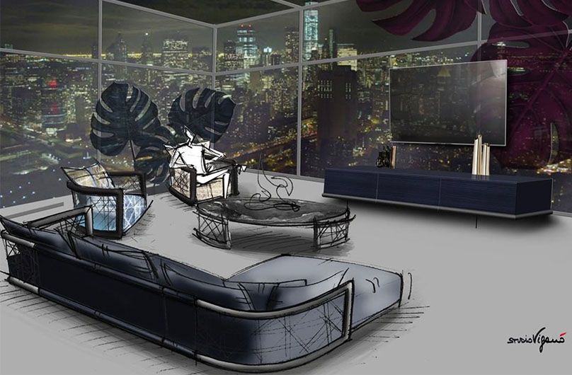 Новая коллекция Smania Nest глазами дизайнера Джузеппе Вигано