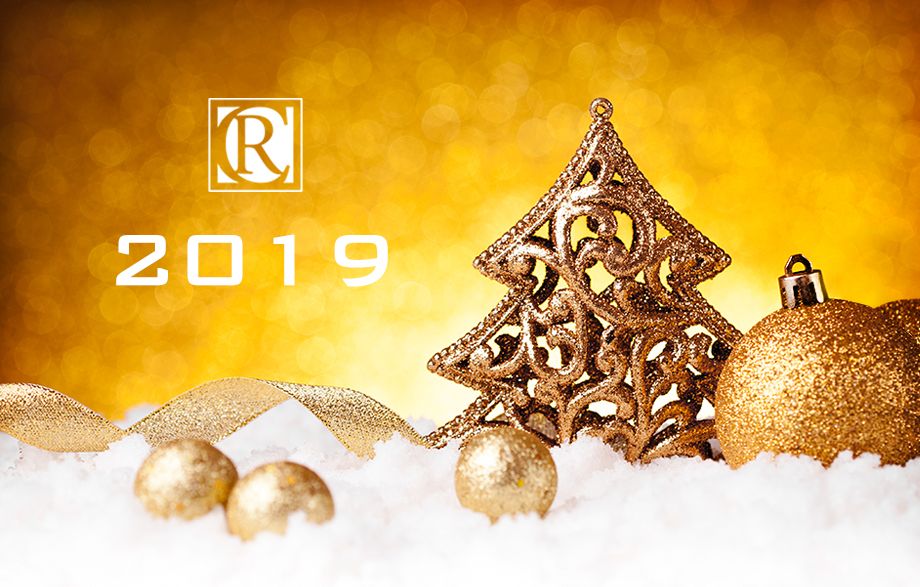 CASA RICCA EXPO ПОЗДРАВЛЯЕТ ВАС С НОВЫМ 2019 ГОДОМ!