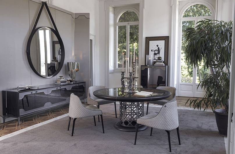 Как красиво оформить обеденную зону? 3 примера от Vittoria Frigerio