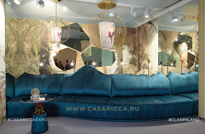 Фоторепортаж со стенда Clan Milano на iSaloni Moscow 2019