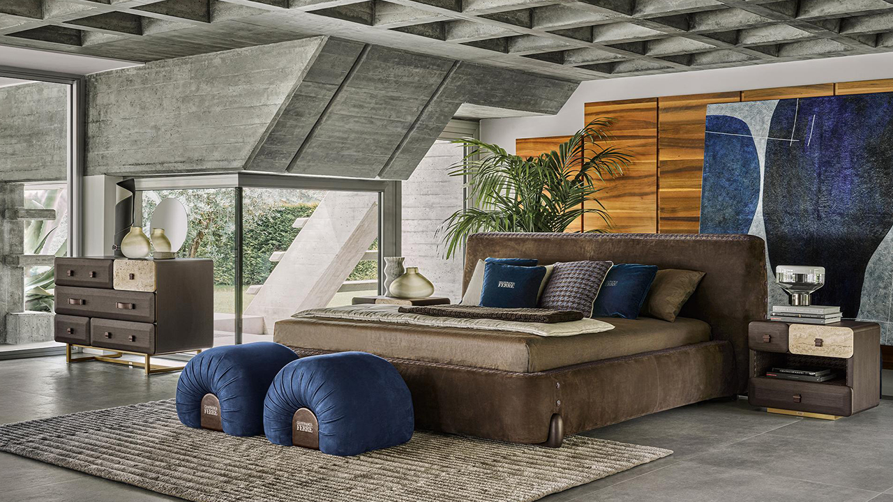 Concrete Heritage: элегантность Gianfranco Ferré Home в объятиях брутализма