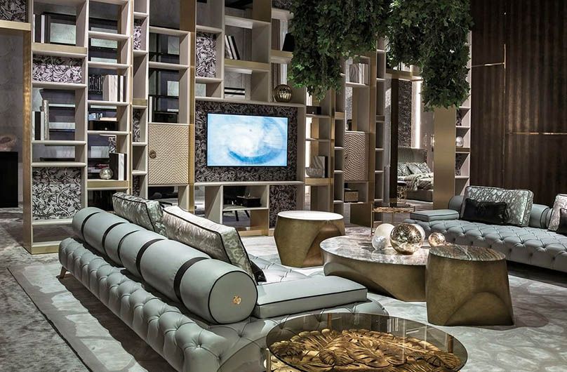 Roberto Cavalli Home Interiors 2019: экстравагантность и гламур