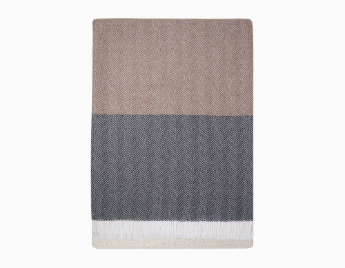 Плед METROPOLITAN  цвет MARRONE SFUMATO, размер 135х185см