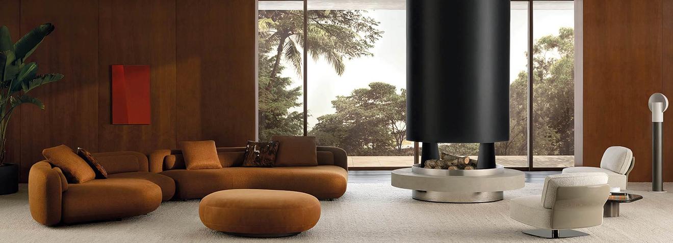 Новая коллекция Minotti 2025: удобные диваны для отдыха