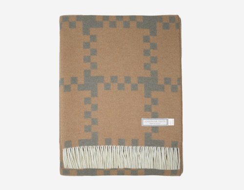 Плед CAMAIORE цвет CAMMELLO, размер 138х177см