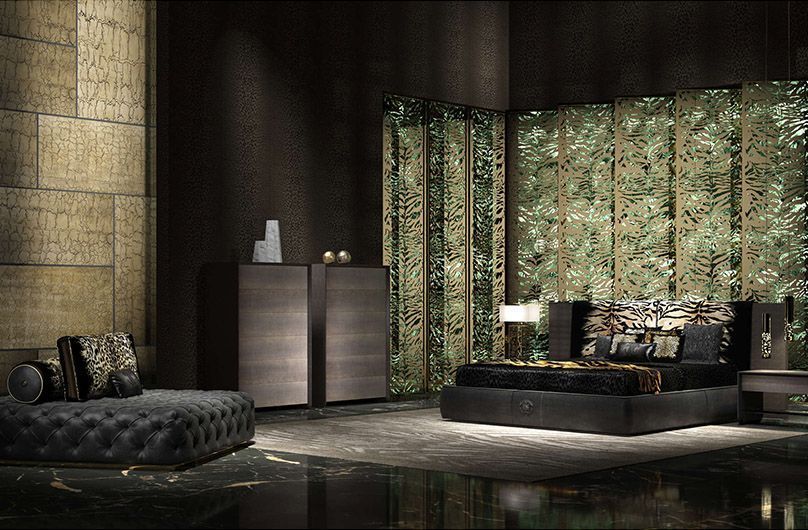 Новая коллекция Roberto Cavalli Home Interiors: спальня – территория страсти