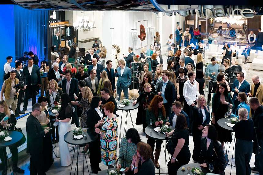 ТОРЖЕСТВЕННАЯ ЦЕРЕМОНИЯ ОТКРЫТИЯ ФЛАГМАНСКОГО ШОУ-РУМА VISIONNAIRE MOSCOW В ИНТЕРЬЕРНОМ ЦЕНТРЕ CASA RICCA EXPO