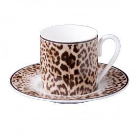 Чашка с блюдцем для кофе Jaguar 