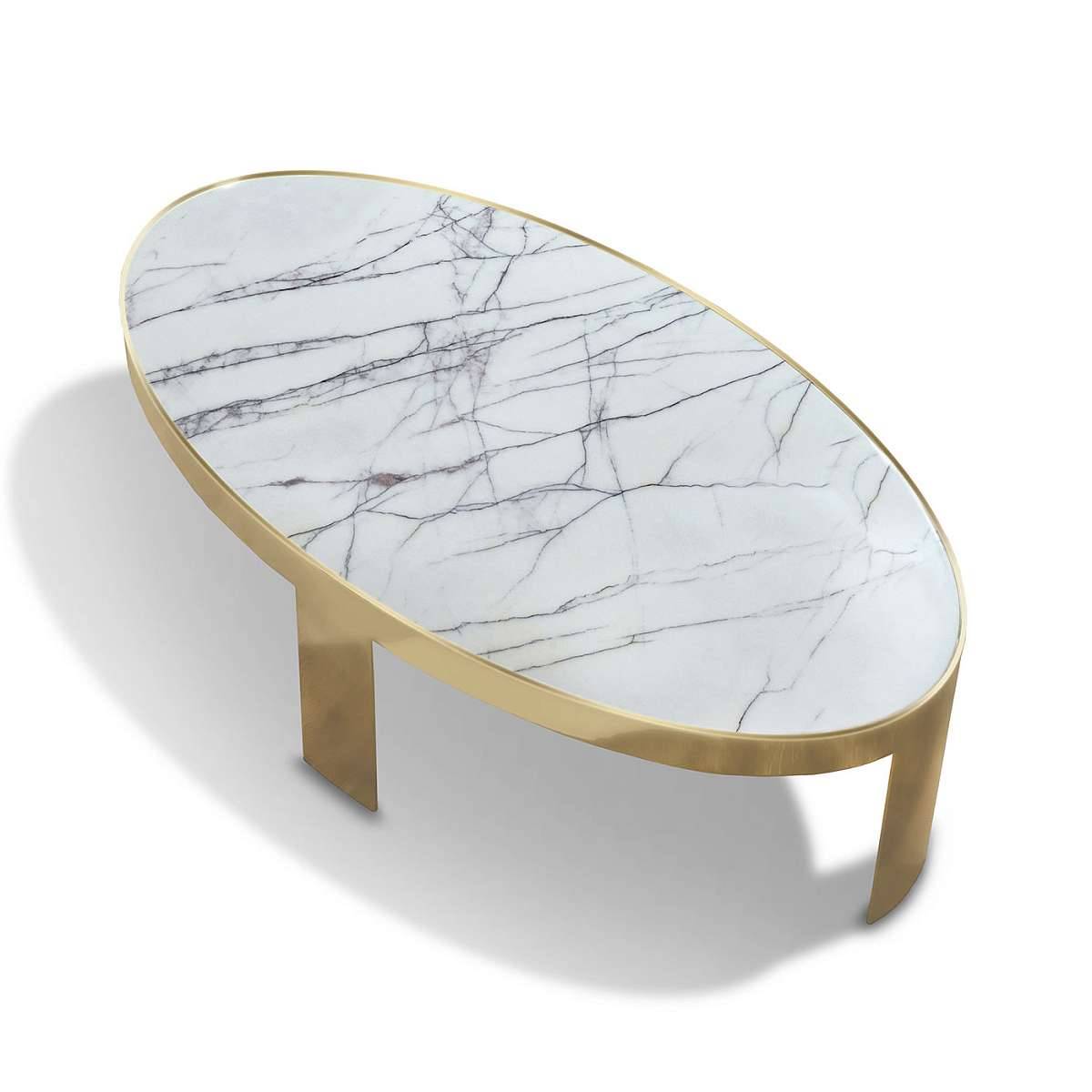 Овальный металлический коктейльный столик INFINITY