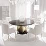 Круглый стол с металлическим основанием Infinity Giorgio Collection. Вид 1