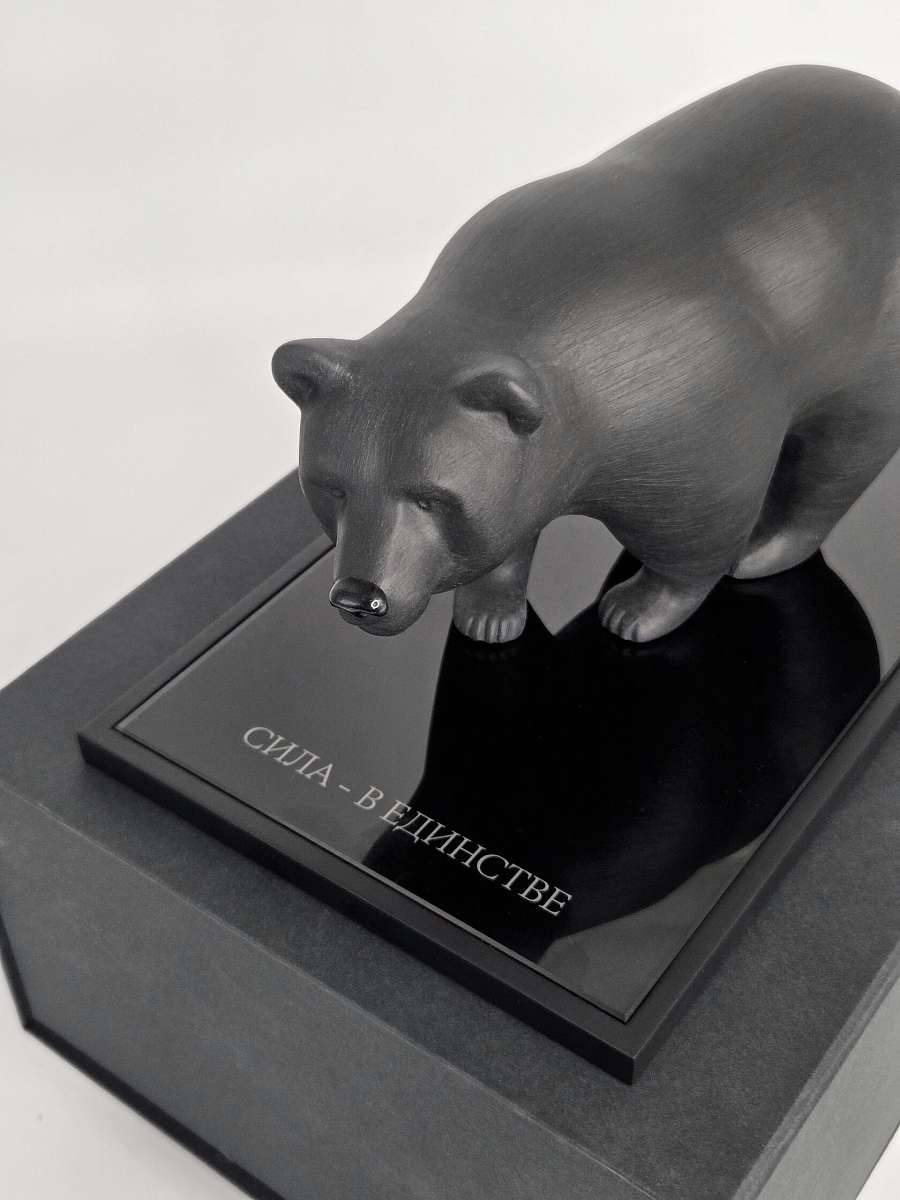 Настольный декор Медведь "Сила России"