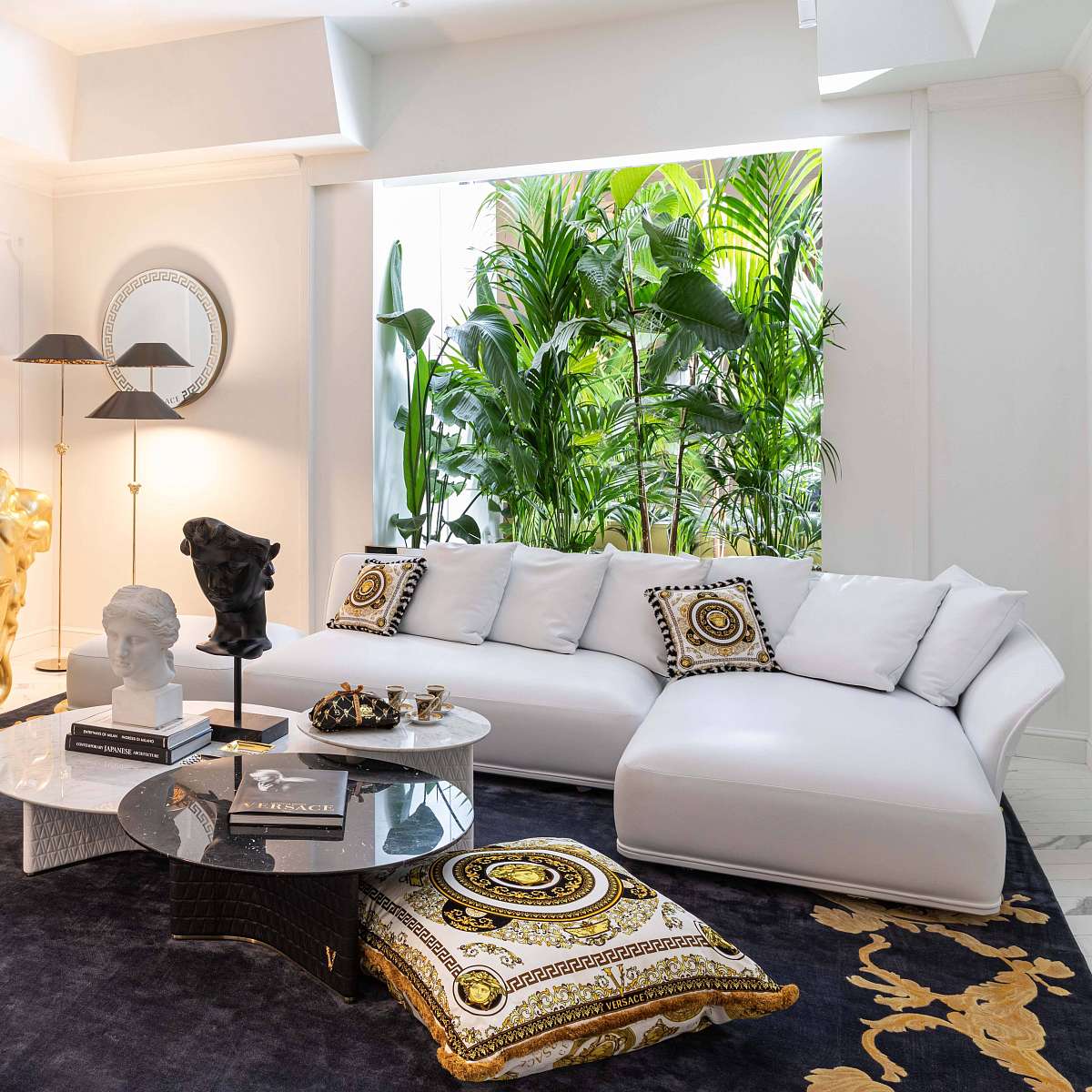 VE Goddess sectional sofa_V-Marble coffsee tables.jpg