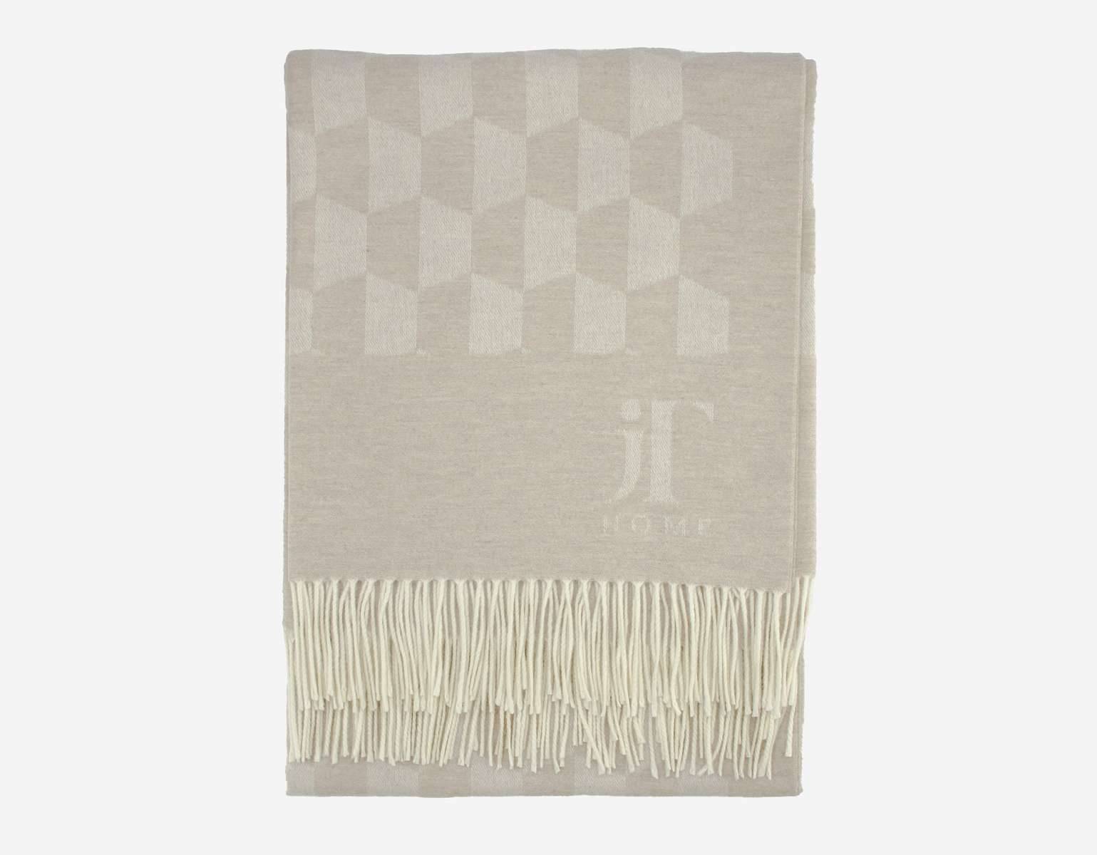 Плед MASCAGNI  цвет BEIGE, размер 138х175см