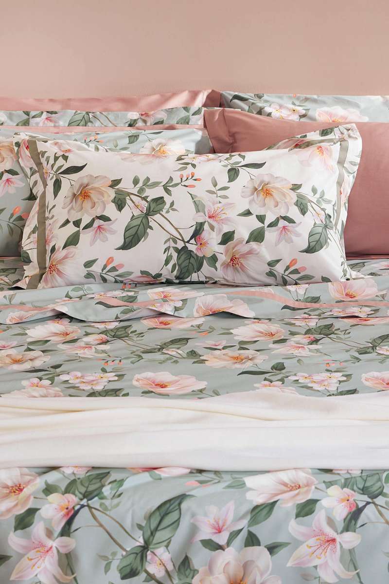 Комплект постельного белья Ninfa, цвет CARTA ZUCCHERO, Пододеяльник 155x200 см - 2 шт., Наволочки 50x75 см - 2 шт, Простыня 270x290 см