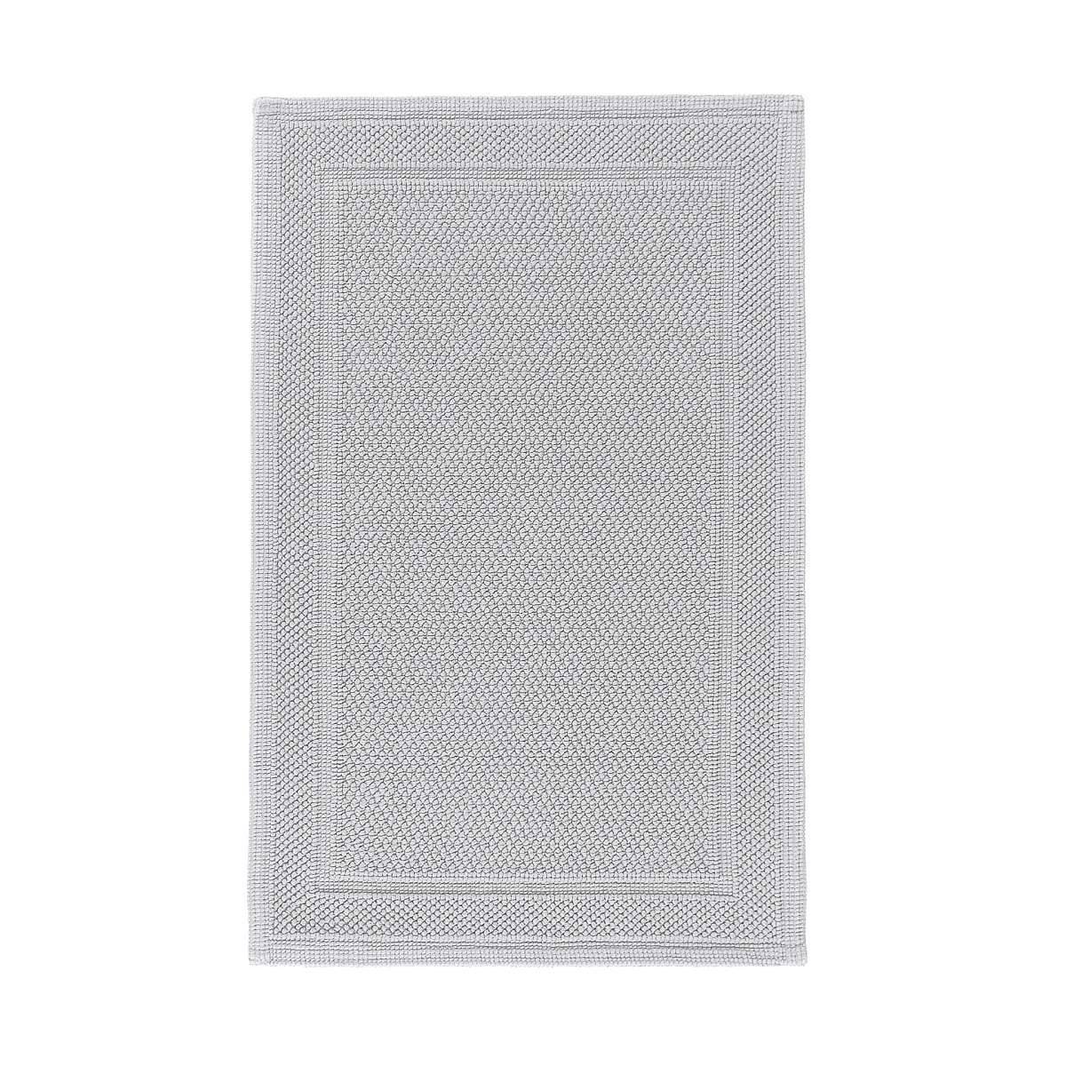 Махровый ковёр для ванной, коллекция BEE WAFFLE, цвет SILVER, 50x80 см