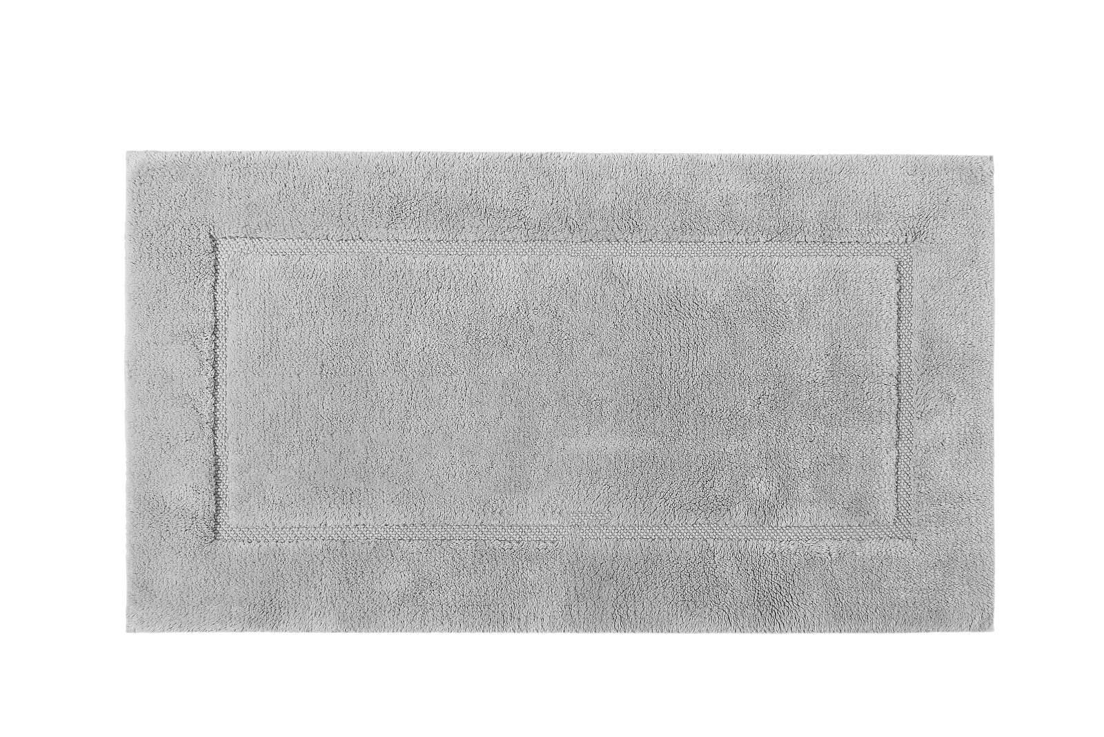 Махровый ковёр для ванной, коллекция EGOIST FRAME, цвет SILVER, 70x155 см