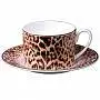 Чашка с блюдцем для чая Jaguar Roberto Cavalli Home Interiors. Вид 1
