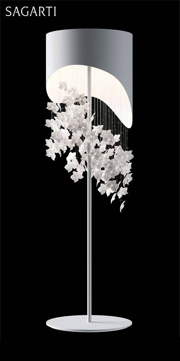 Торшер Ellea White