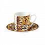 Чашка с блюдцем для кофе Tiger Wings Roberto Cavalli Home Interiors. Вид 1
