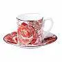 Чашка с блюдцем для кофе Rose Jewel Roberto Cavalli Home Interiors. Вид 1