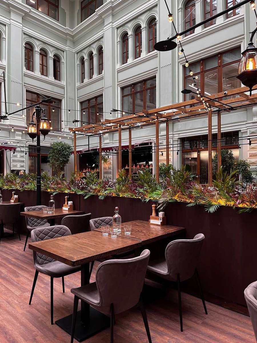 Зонирование в зоне ресторана