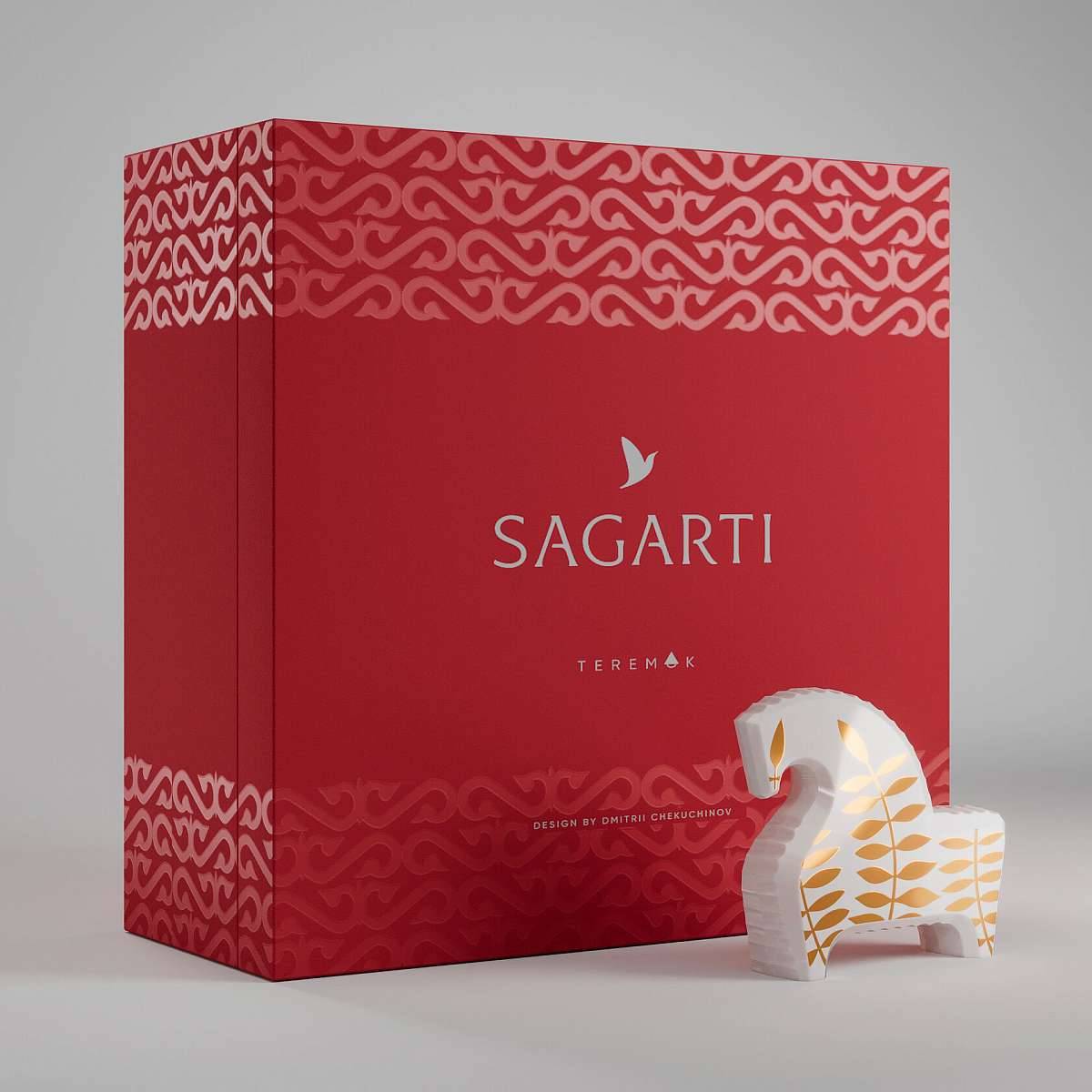 Новогодний декор "Коник с деколью"