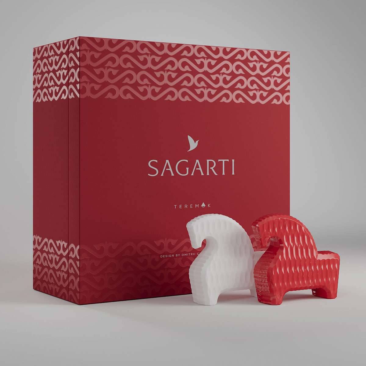 Настольный декор "Коники фактурные", набор 2