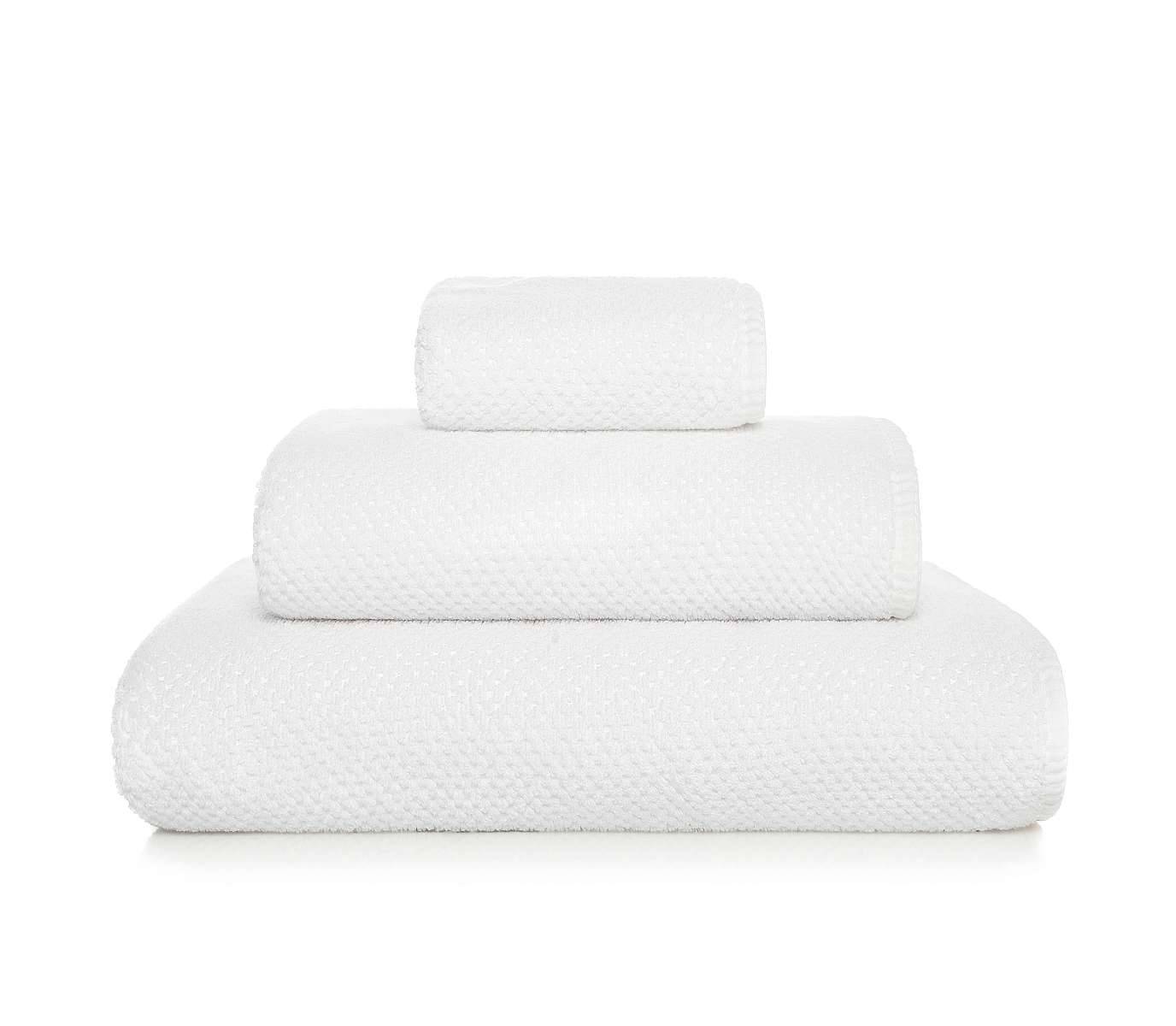 Полотенце махровое, коллекция BEE WAFFLE, цвет WHITE, 50х100 см