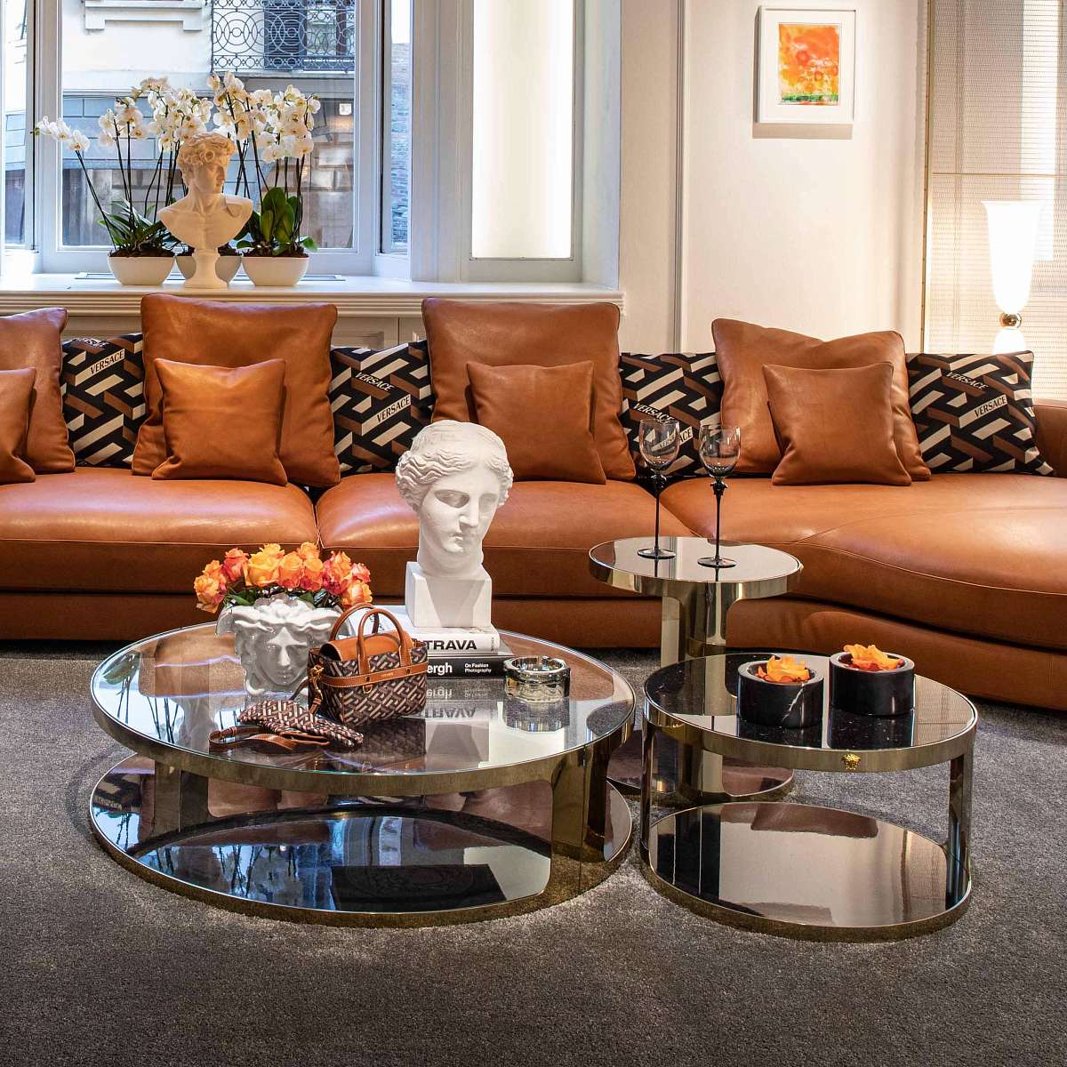 VE V21 Signature sectional sofa_Medallion coffee_side tables.jpg