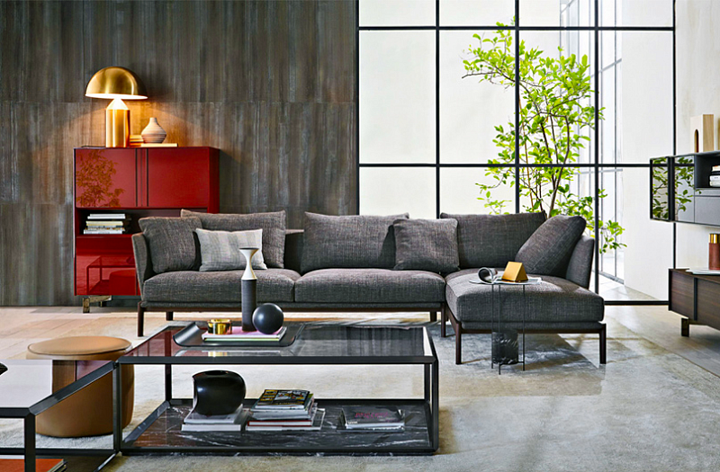 Гостиные Molteni&C: комфорт и многозадачность