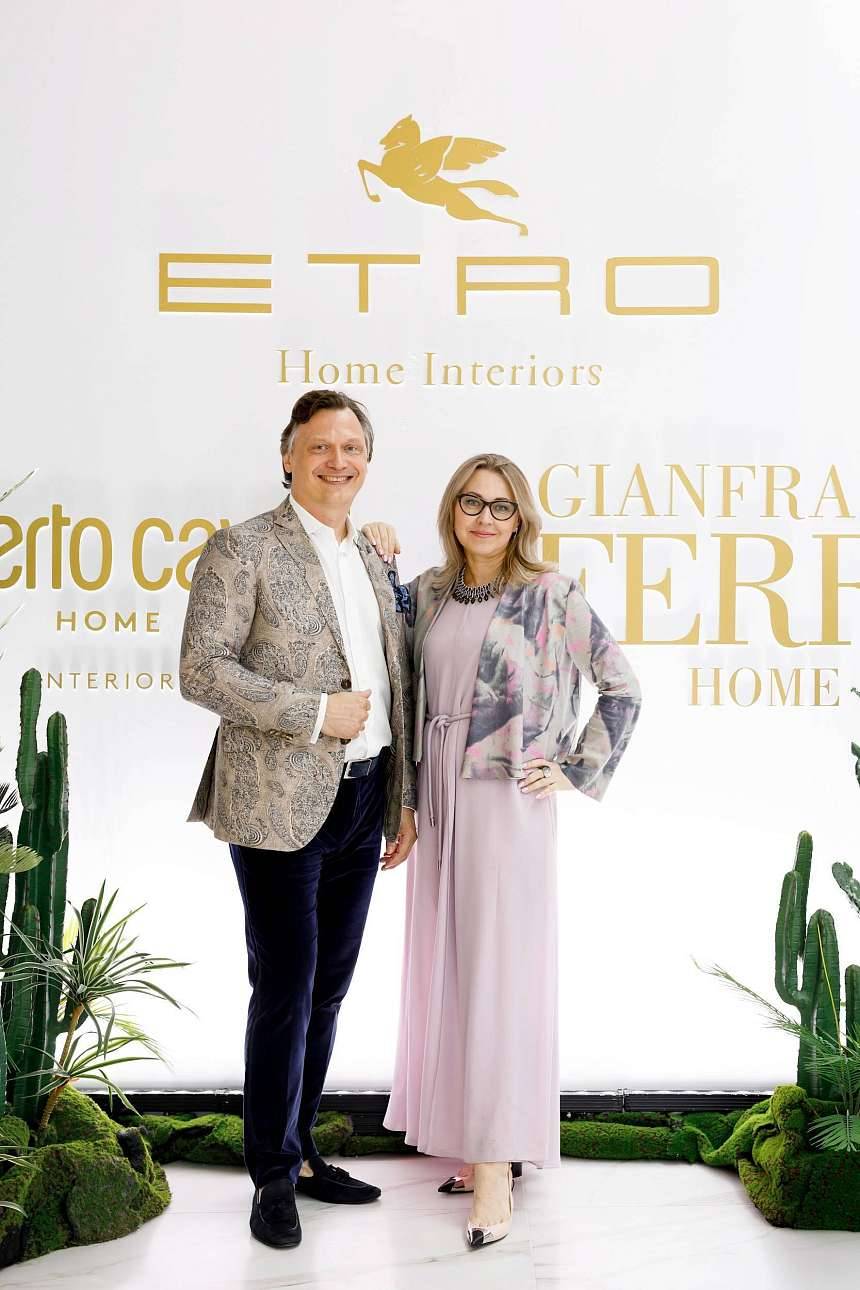 ФОТОРЕПОРТАЖ | ОТКРЫТИЕ ФЛАГМАНСКИХ ШОУРУМОВ ROBERTO CAVALLI HOME INTERIORS, GIANFRANCO FERRÈ HOME И ETRO HOME В ИНТЕРЬЕРНОМ ЦЕНТРЕ CASA RICCA EXPO